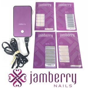 Jamberry Nail Wraps Lot Of 4 and Heater Lot